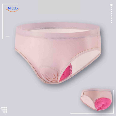 Skin-tone women's gel-padded cycling brief for invisible comfort under any cycling outfit.