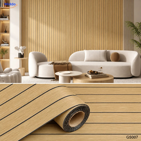Woodline self-adhesive PVC wall panels – Faux Oak – GS007