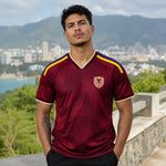 Venezuela bordeaux national colors World Cup supporter jersey.
