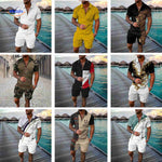 Zippora nine popular color and pattern variations for zip shirt sets.