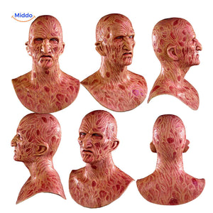 Collection of six Zombiora realistic zombie masks displayed from multiple angles.